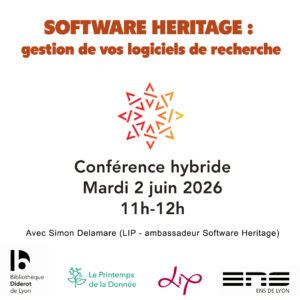 Conférence Software Heritage - 2 juin 11h - Mode hybride ENS de Lyon