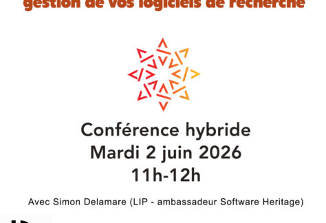 Conférence Software Heritage - 2 juin 11h - Mode hybride ENS de Lyon